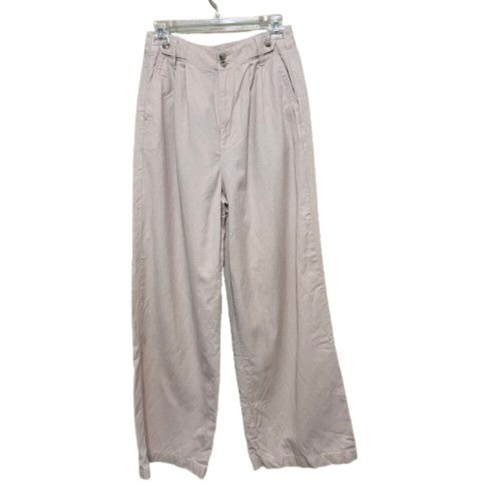 Madewell The Harlow Wide Leg Pants Womens Size 4 Casual Twill Chino High Rise